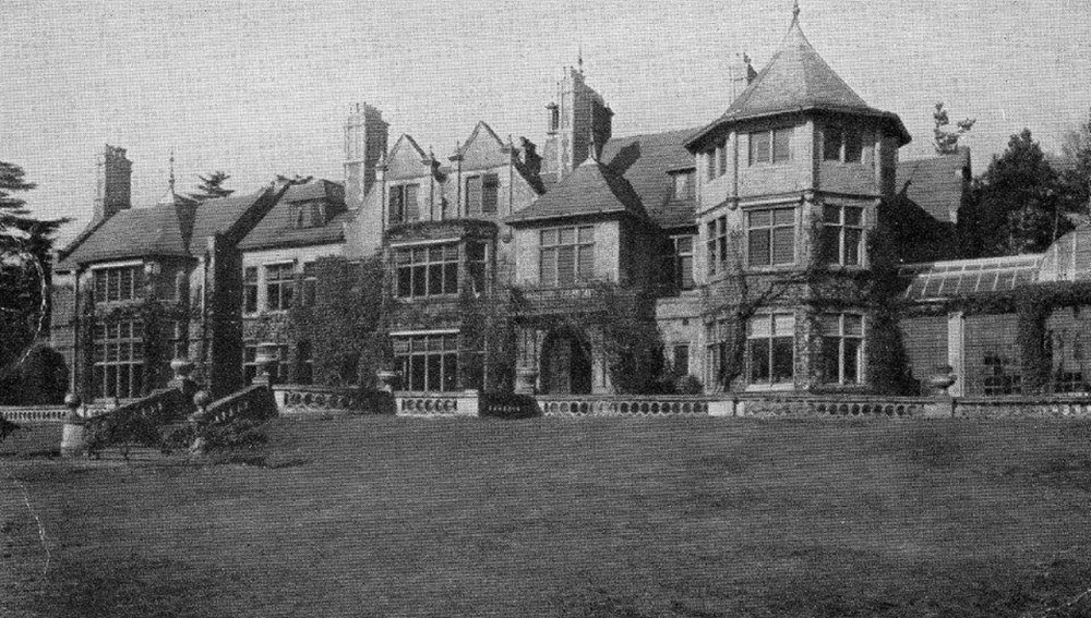 A historic picture of the Camberley wedding venue Frimley Hall