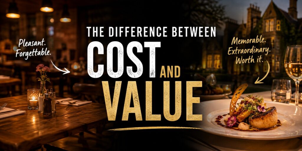 Cost vs value... forgettable may be cheap but it is not value